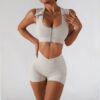 Grey Shorts Set