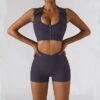 Purple2 Shorts Set