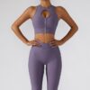 Purple1 Yoga Set